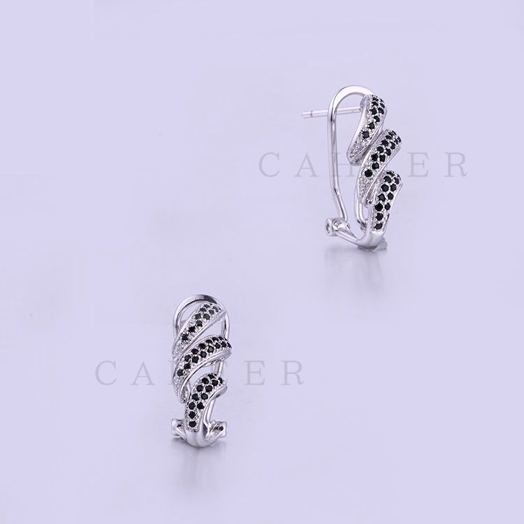 Simple Silver Ear Ring Designs For Women K0018E