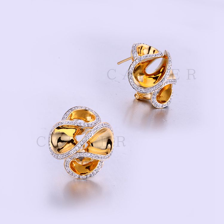 Trendy Jewelry Silver Earring Stud Earring Jewelry Gold Jewelry K0023E