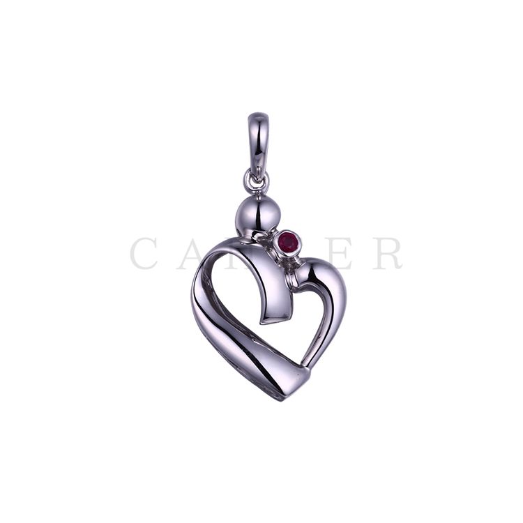 Necklace Jewelry Silver Jewelry Love Heart Pendant K0008P