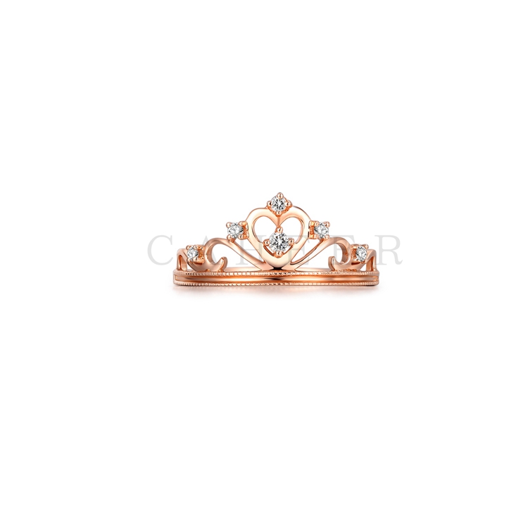 CR1707036 Hot Design Women Rings Crown Lady Finger Ring