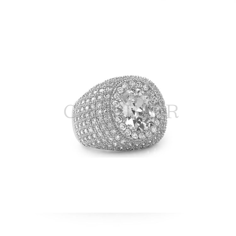 CR1507071 One Big Stone Rings Cubic Zircon Men Ring