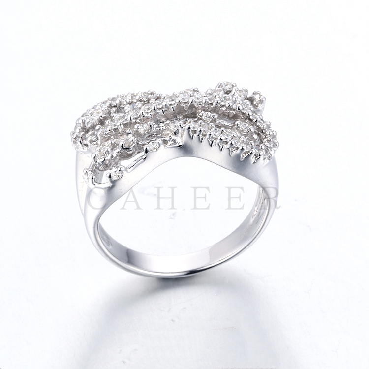 Silver Finger Ring Circlet K0075R