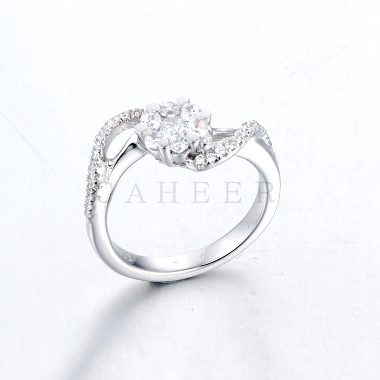 Simple Lady Silver Ring K0078R