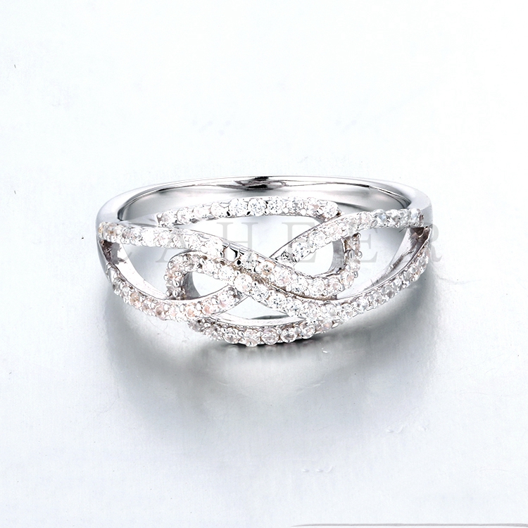 European and American Style Silver Ring K0095R