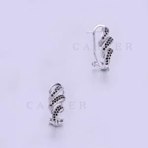Simple Silver Ear Ring Designs For Women K0018E