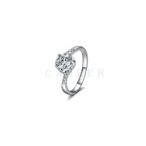 CR1707032 Wholesale Custom Ring Shape Fashion Jewelry Diamond Ring