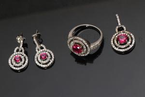 Ruby Jewellery Set K0008S