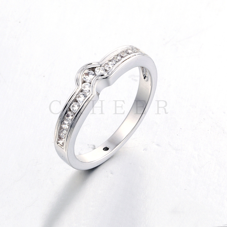 Simple Style Silver Ring K0096R