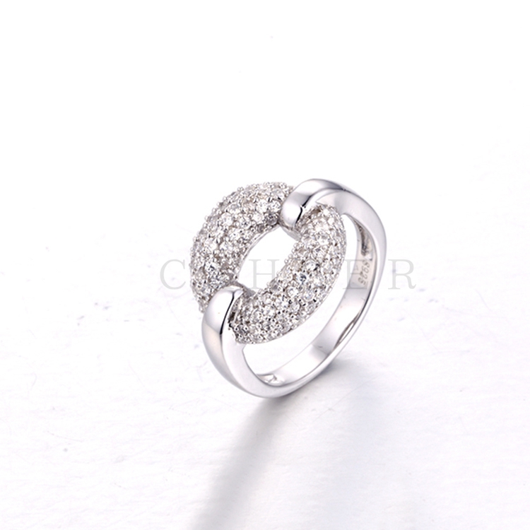 O Shape Stone Ring K0134R