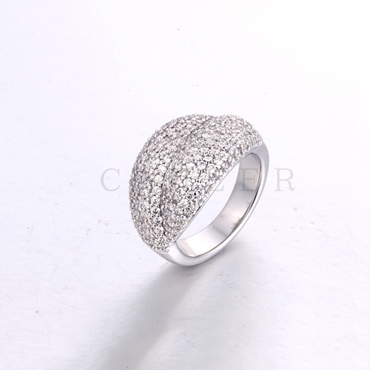 Sparkling Silver Jewellery Ring K0144R