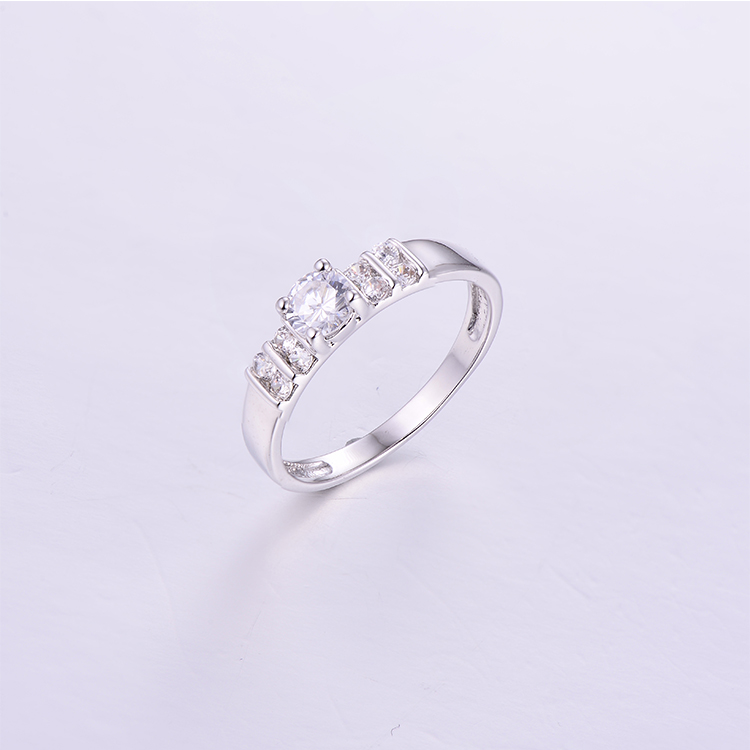 Simple Engagement Silver Ring K0164R