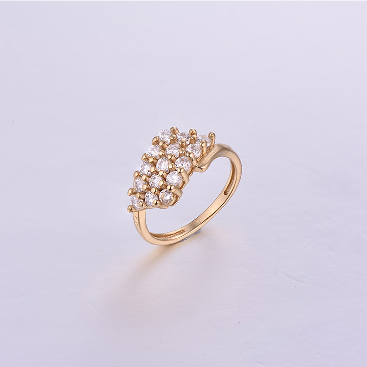 Rhomboid Fancy Copper Ring K0170R