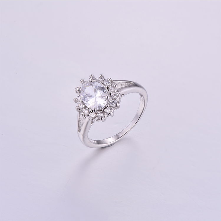 Classic Oval Silver Ring K0177R