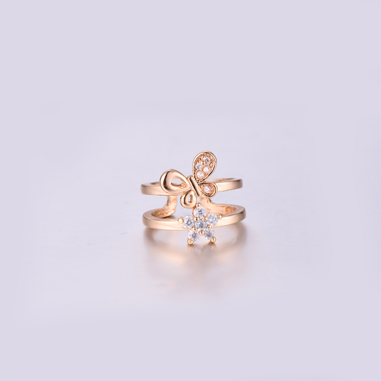 Butterfly Copper Jewellery Ring K0196R