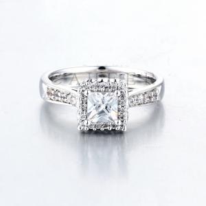 Square Shape CZ Ring K0124R