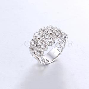 Curving Silver Finger Ring K0155R