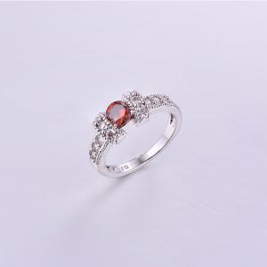 Ruby Color Gem Ring K0200R