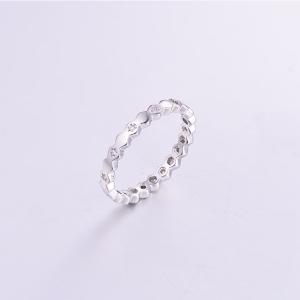Thin Circle Silver Rings K0224R