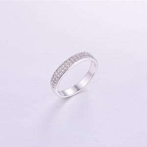 Micro Setting Silver Rings K0251R