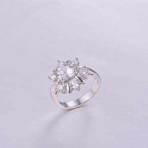 Luxurious Round Gemstone Ring K0262R