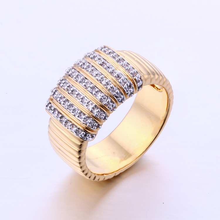 K1003R Dubai Jewelry Fashion New Models18K Latest Finger Gold Ring Designs