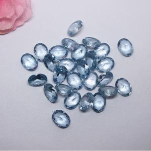 Wholesale Price Light Blue Gemstone Synthetic 108# Oval Spinel