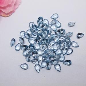Wholesale Price Light Blue Gemstone Synthetic Pear Shape 108# Spinel